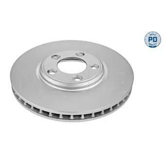 Jeu de 2 disques de frein avant MEYLE 18-15 521 0010/PD