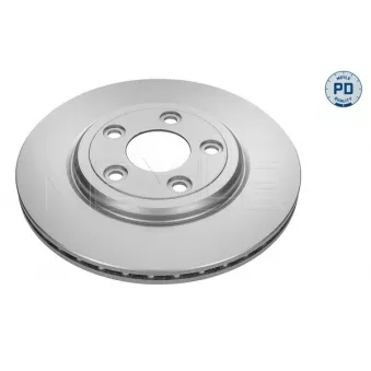 Jeu de 2 disques de frein arrière MEYLE 18-15 523 0002/PD
