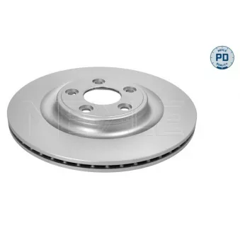 Jeu de 2 disques de frein arrière MEYLE 18-15 523 0012/PD