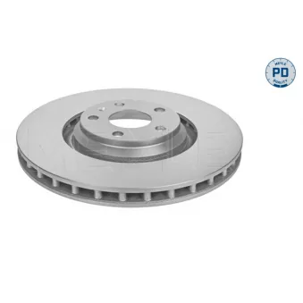 Jeu de 2 disques de frein avant MEYLE 183 521 0003/PD