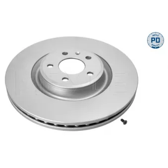 Jeu de 2 disques de frein avant MEYLE 183 521 0007/PD