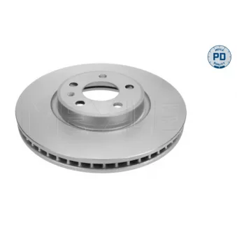 Jeu de 2 disques de frein avant MEYLE 183 521 0022/PD