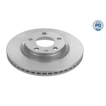 Jeu de 2 disques de frein avant MEYLE 183 521 1017/PD