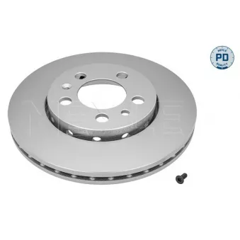 Jeu de 2 disques de frein avant MEYLE 183 521 1018/PD