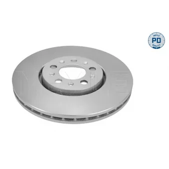 Jeu de 2 disques de frein avant MEYLE 183 521 1051/PD
