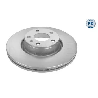 Jeu de 2 disques de frein avant MEYLE 183 521 1097/PD