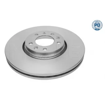 Jeu de 2 disques de frein avant MEYLE 215 521 0024/PD