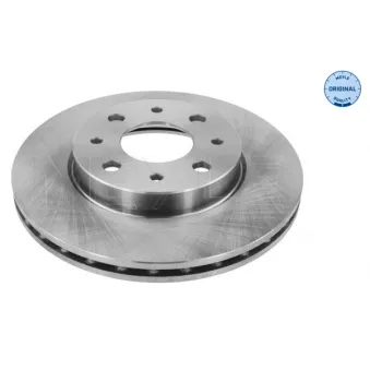 Jeu de 2 disques de frein avant MEYLE 215 521 0026