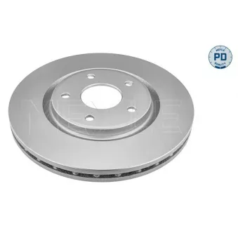 Jeu de 2 disques de frein avant MEYLE 215 521 0050/PD