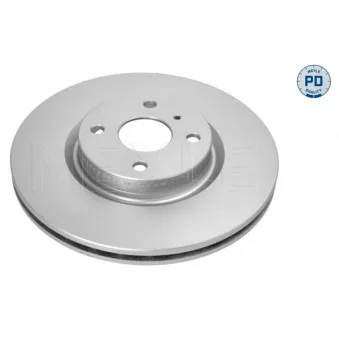 Jeu de 2 disques de frein avant MEYLE 215 521 0051/PD