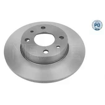 Jeu de 2 disques de frein arrière MEYLE 215 523 0005/PD