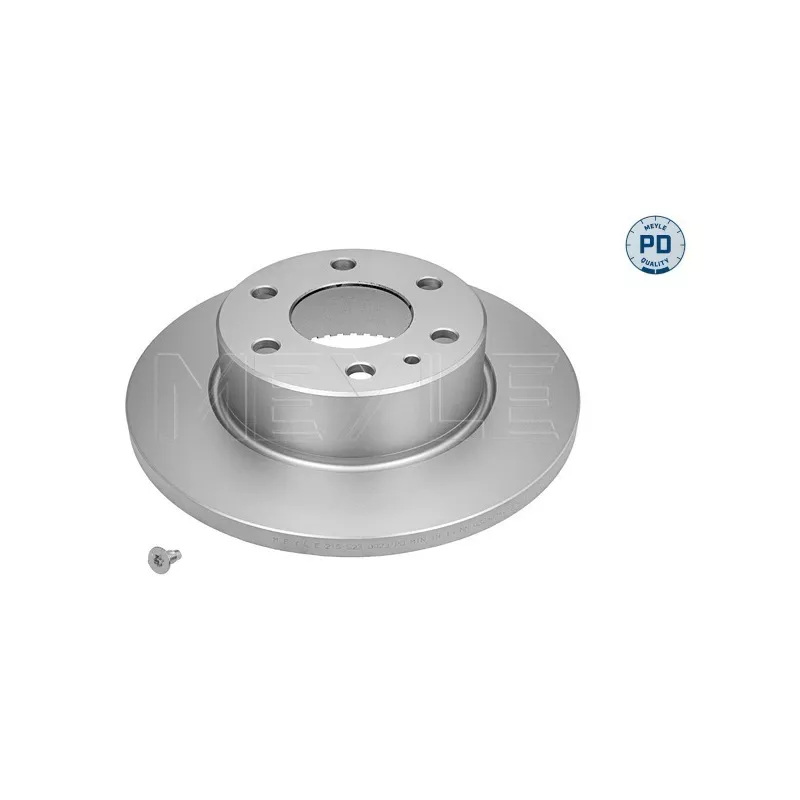 Jeu de 2 disques de frein arrière MEYLE 215 523 0023/PD