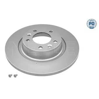 Jeu de 2 disques de frein arrière MEYLE 215 523 0029/PD