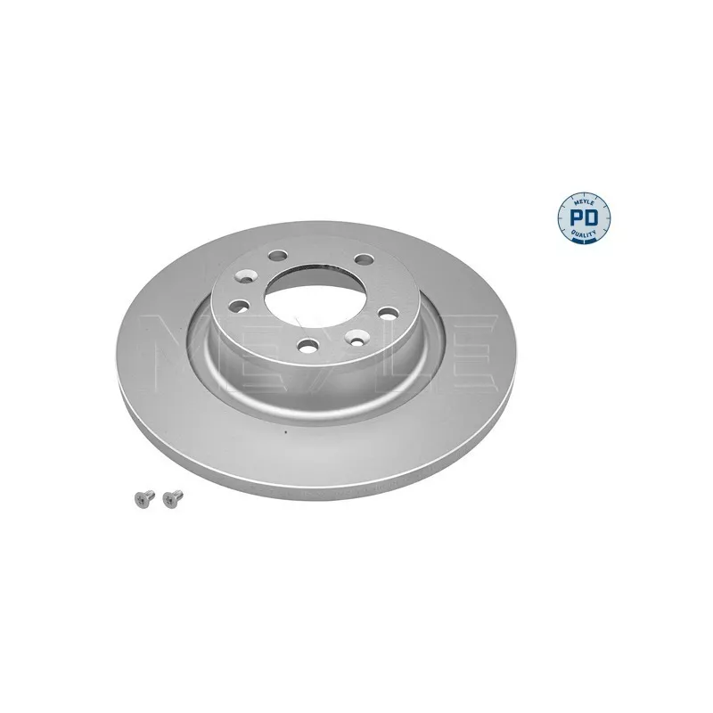 Jeu de 2 disques de frein arrière MEYLE 215 523 0029/PD