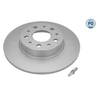 Jeu de 2 disques de frein arrière MEYLE 215 523 0036/PD