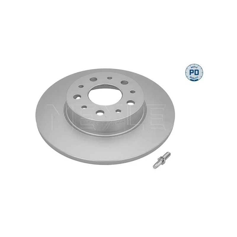 Jeu de 2 disques de frein arrière MEYLE 215 523 0036/PD