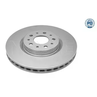 Jeu de 2 disques de frein avant MEYLE 215 523 0037/PD