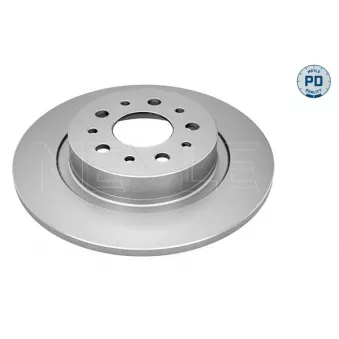 Jeu de 2 disques de frein arrière MEYLE 215 523 0038/PD