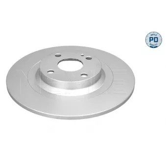 Jeu de 2 disques de frein arrière MEYLE 215 523 0039/PD