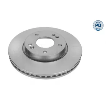 Jeu de 2 disques de frein avant MEYLE 28-15 521 0022/PD