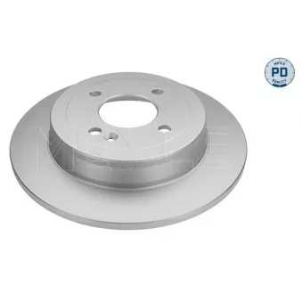 Jeu de 2 disques de frein arrière MEYLE 28-15 523 0009/PD
