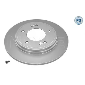 Jeu de 2 disques de frein arrière MEYLE 28-15 523 0022/PD