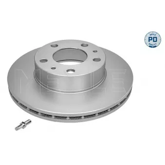Jeu de 2 disques de frein avant MEYLE 283 521 0004/PD