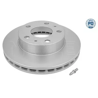Jeu de 2 disques de frein avant MEYLE 283 521 0021/PD