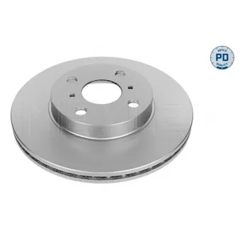 Jeu de 2 disques de frein avant MEYLE 30-15 521 0118/PD