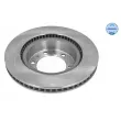 Jeu de 2 disques de frein avant MEYLE 30-15 521 0132 - Visuel 2