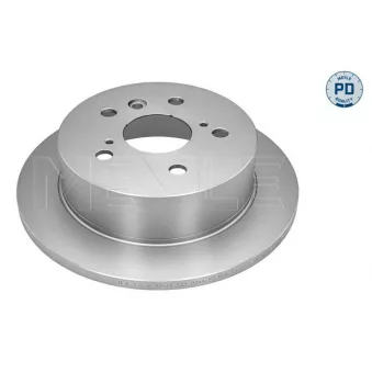Jeu de 2 disques de frein arrière MEYLE 30-15 523 0066/PD
