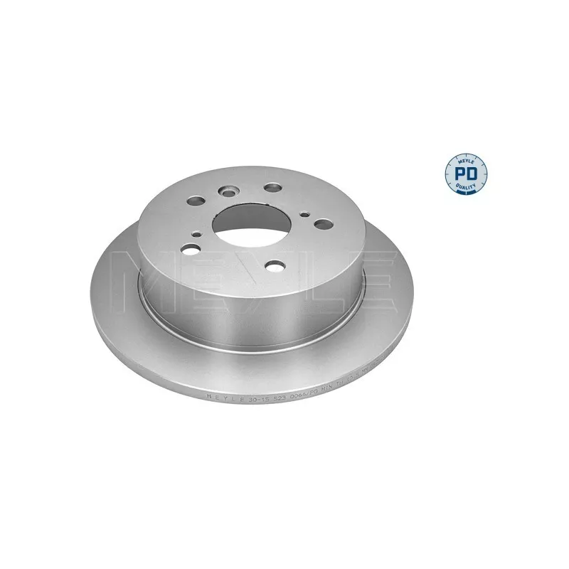 Jeu de 2 disques de frein arrière MEYLE 30-15 523 0066/PD