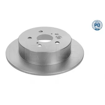Jeu de 2 disques de frein arrière MEYLE 30-15 523 0101/PD