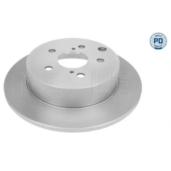 Jeu de 2 disques de frein arrière MEYLE 30-15 523 0106/PD