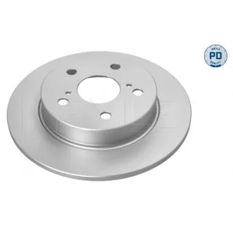 Jeu de 2 disques de frein arrière MEYLE 30-15 523 0116/PD