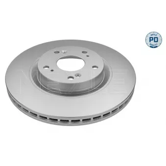 Jeu de 2 disques de frein avant MEYLE 31-15 521 0053/PD