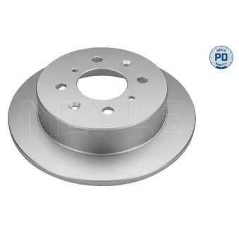 Jeu de 2 disques de frein arrière MEYLE 31-15 523 0051/PD