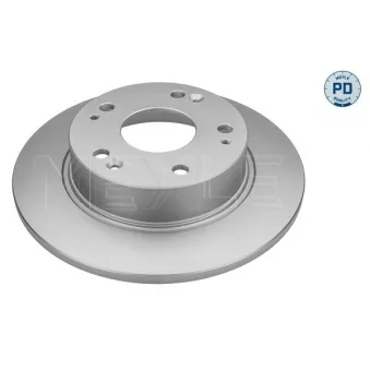 Jeu de 2 disques de frein arrière MEYLE 31-15 523 0052/PD