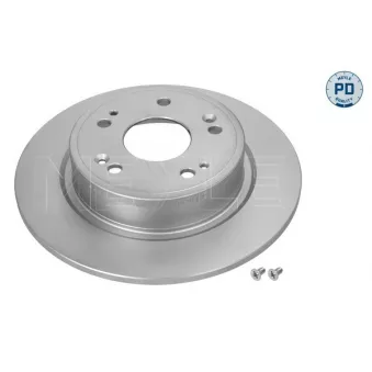 Jeu de 2 disques de frein arrière MEYLE 31-15 523 0064/PD
