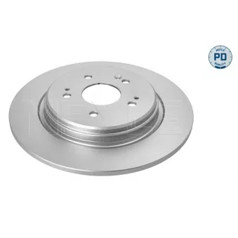 Jeu de 2 disques de frein arrière MEYLE 31-15 523 0067/PD