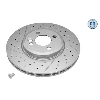 Jeu de 2 disques de frein avant MEYLE 315 521 0056/PD