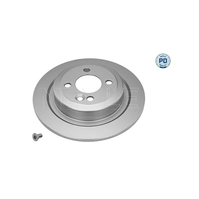 Jeu de 2 disques de frein arrière MEYLE 315 523 0008/PD
