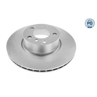 Jeu de 2 disques de frein arrière MEYLE 315 523 0029/PD