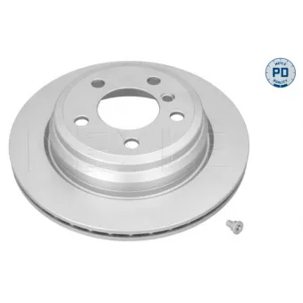 Jeu de 2 disques de frein arrière MEYLE 315 523 0032/PD