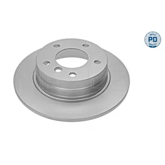 Jeu de 2 disques de frein arrière MEYLE 315 523 0037/PD