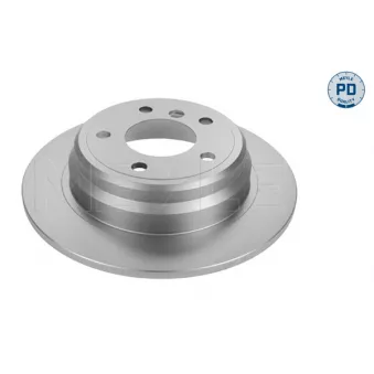 Jeu de 2 disques de frein arrière MEYLE 315 523 0040/PD