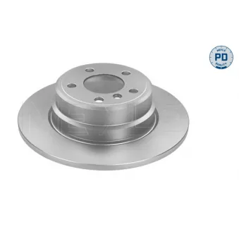 Jeu de 2 disques de frein arrière MEYLE 315 523 0042/PD
