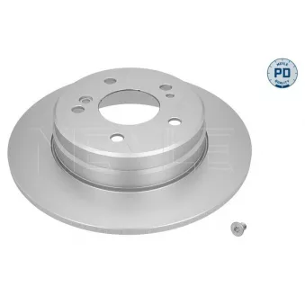 Jeu de 2 disques de frein arrière MEYLE 315 523 0047/PD