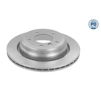 Jeu de 2 disques de frein arrière MEYLE 315 523 0058/PD