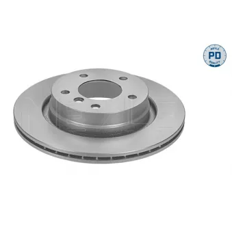 Jeu de 2 disques de frein arrière MEYLE 315 523 0059/PD